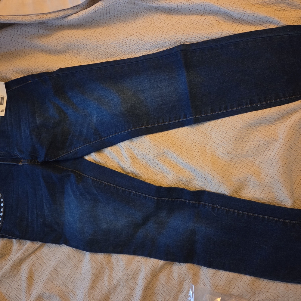 Dark Blue Denim Jeans